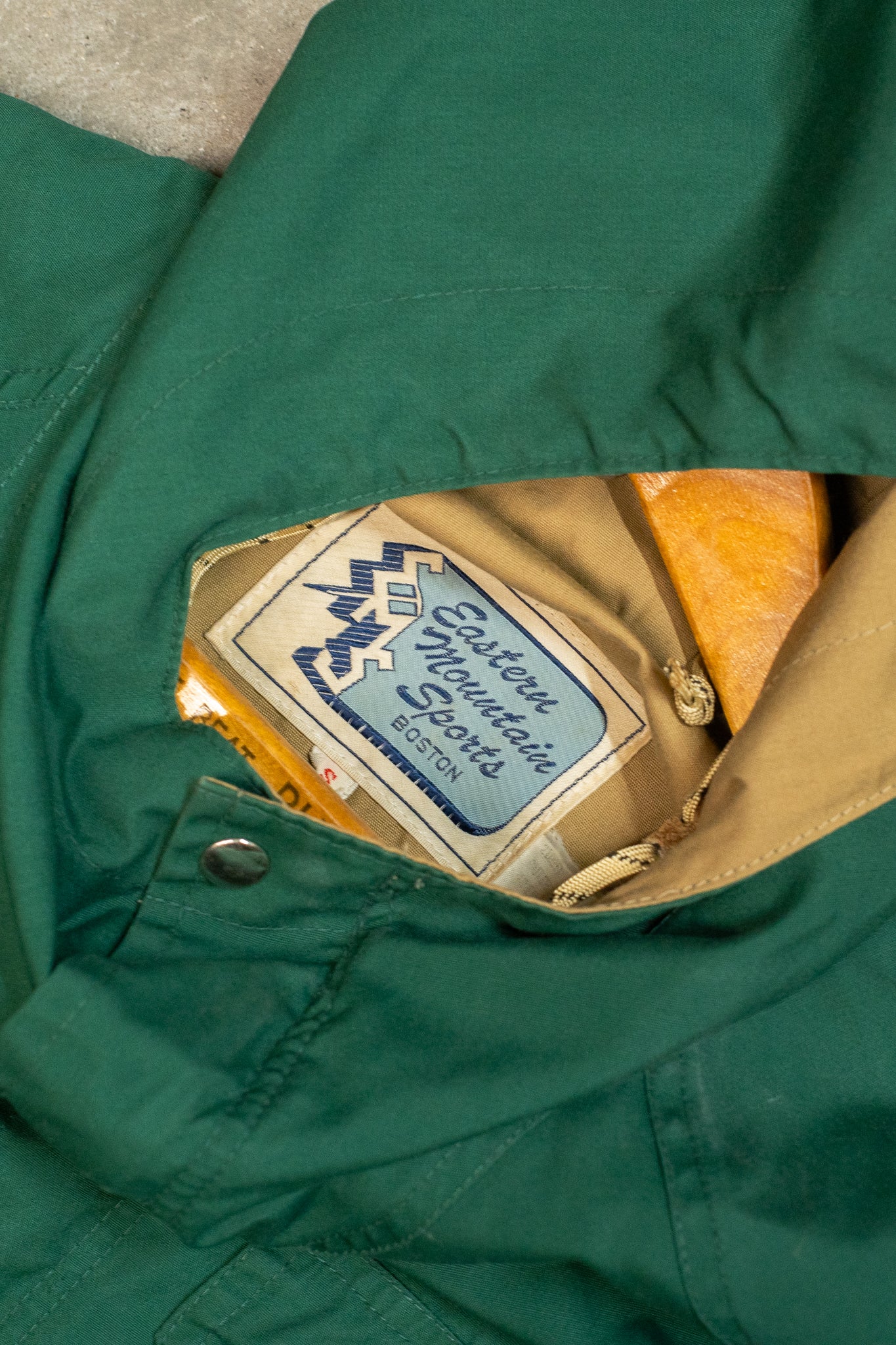 Made In USA 1960s 1970s Outdoors Backpack Parka Jacket By Eastern Mountain Sports