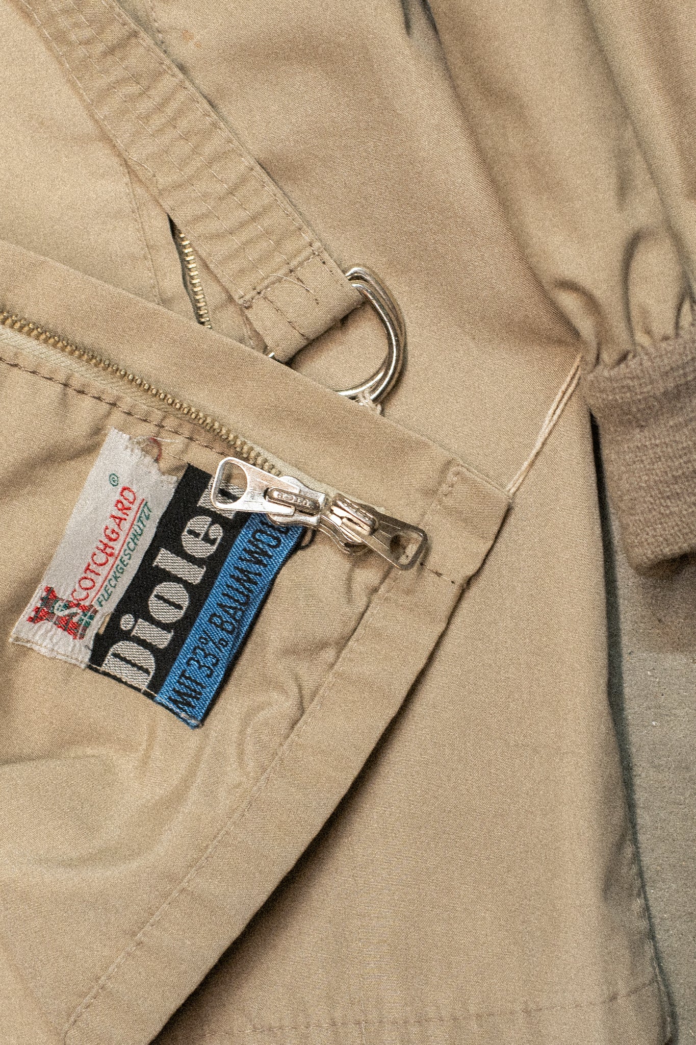 German 1950s Cinch Belt Ski Jacket