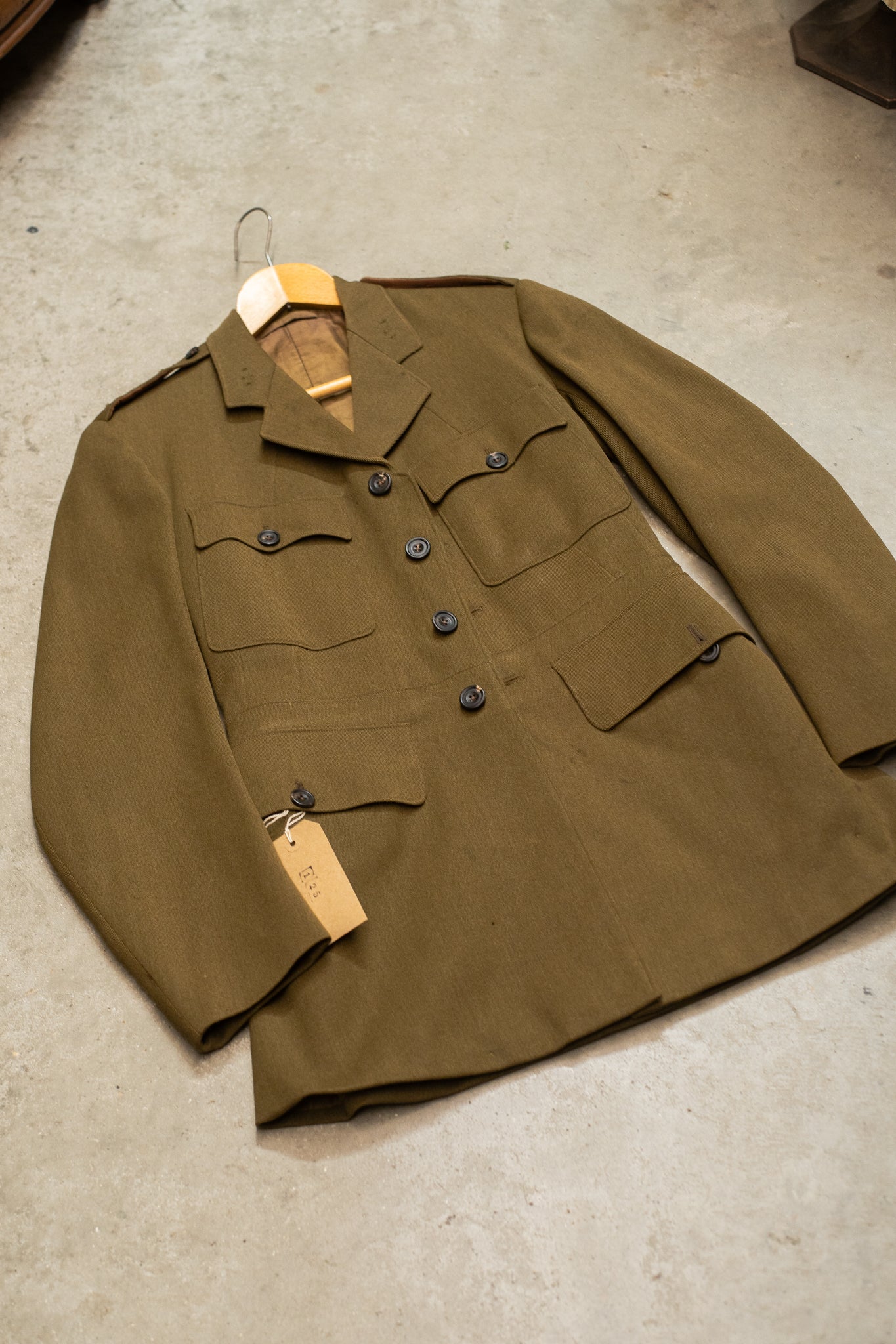 1940s British Army WW2 Tunic With Civvie Horn Buttons