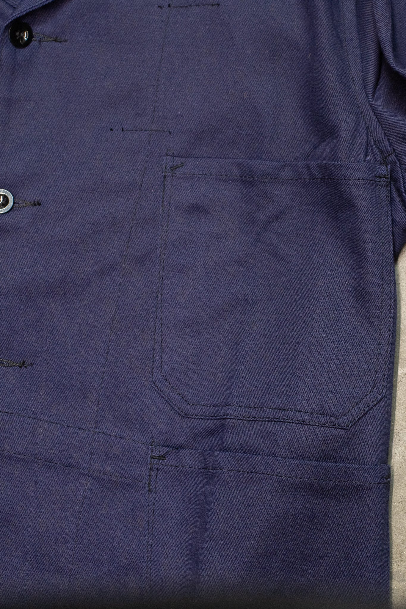 Deadstock 1960s British Workwear Blazer Cotton Drill