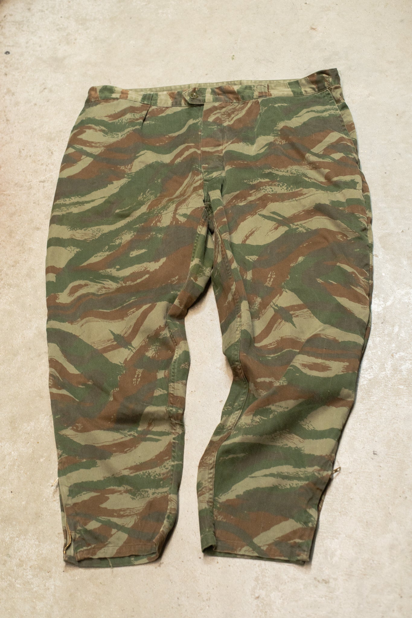 French 1960s Lizard CAMO Para Trousers