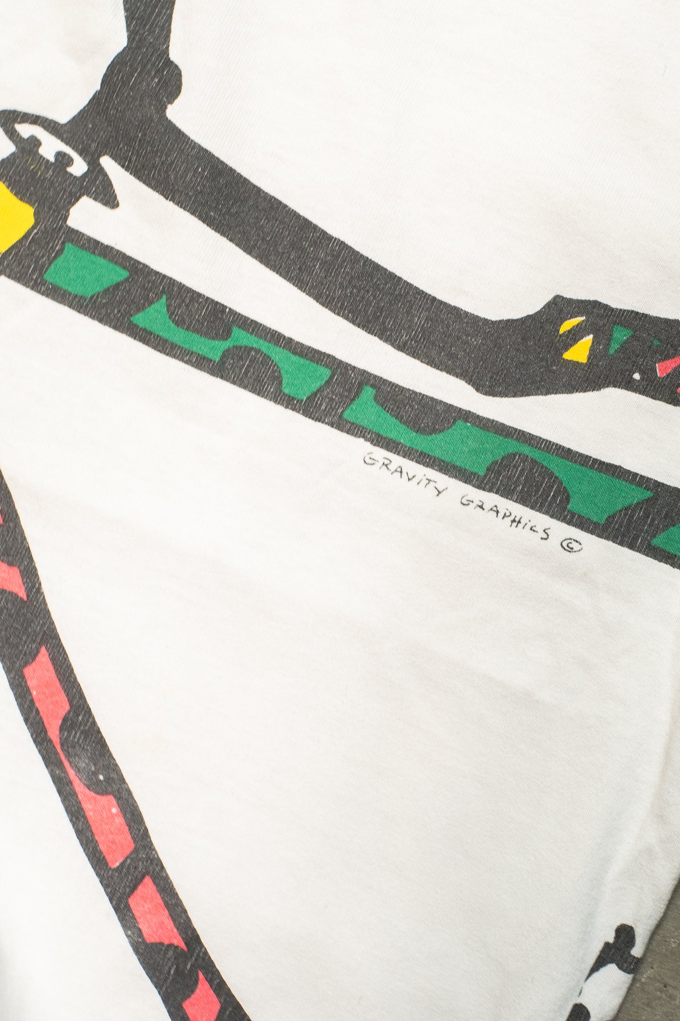 1990s Gravity Graphics Bicycle Print Tee