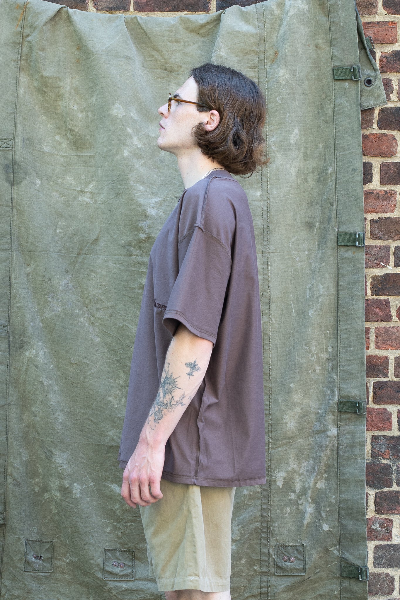 SPELLOUT Tee INSIDE OUT- Faded Brown