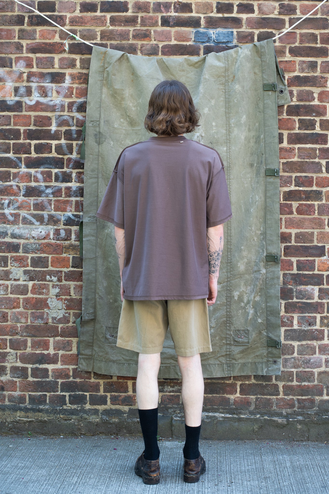 SPELLOUT Tee INSIDE OUT- Faded Brown