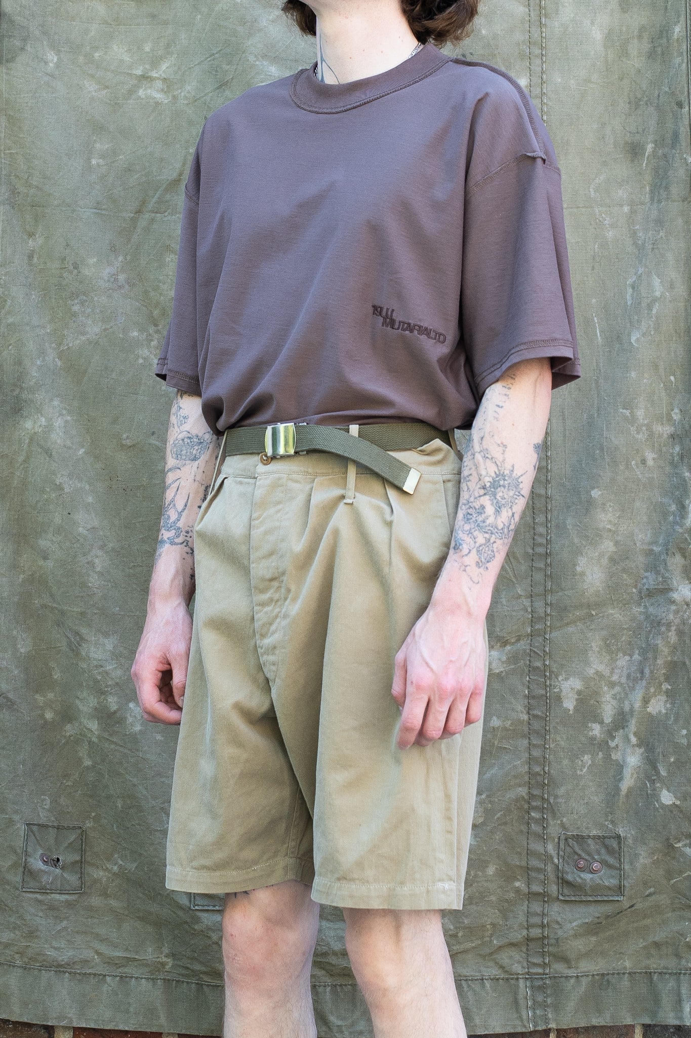 SPELLOUT Tee INSIDE OUT- Faded Brown