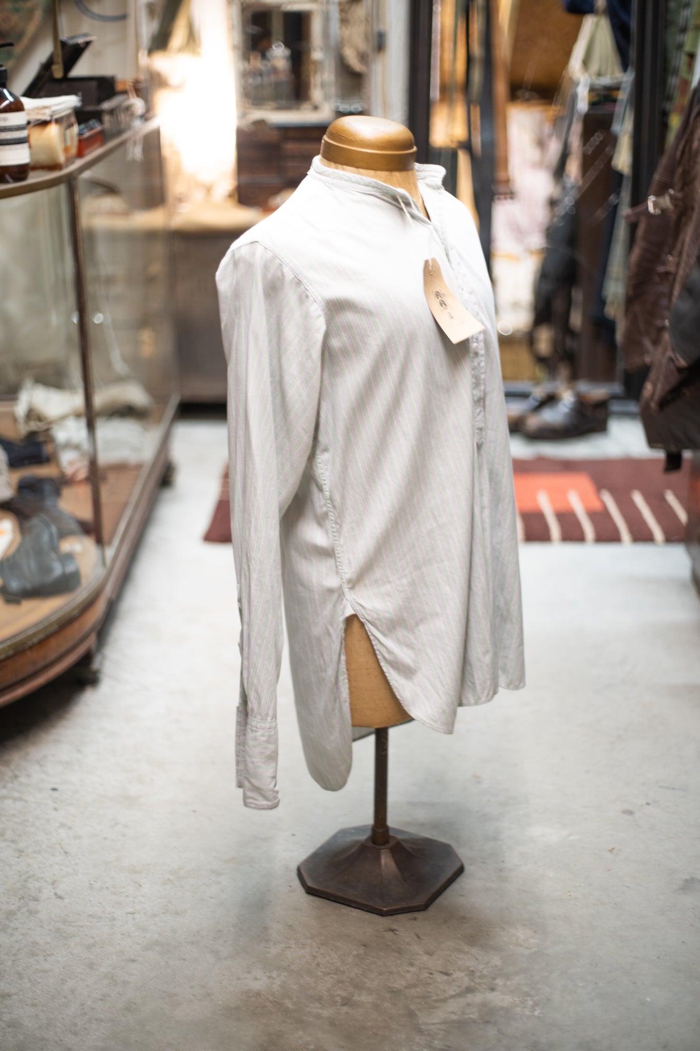 ARCHIVE PIECE - CC41 1940s British Mint Stripe Shirt