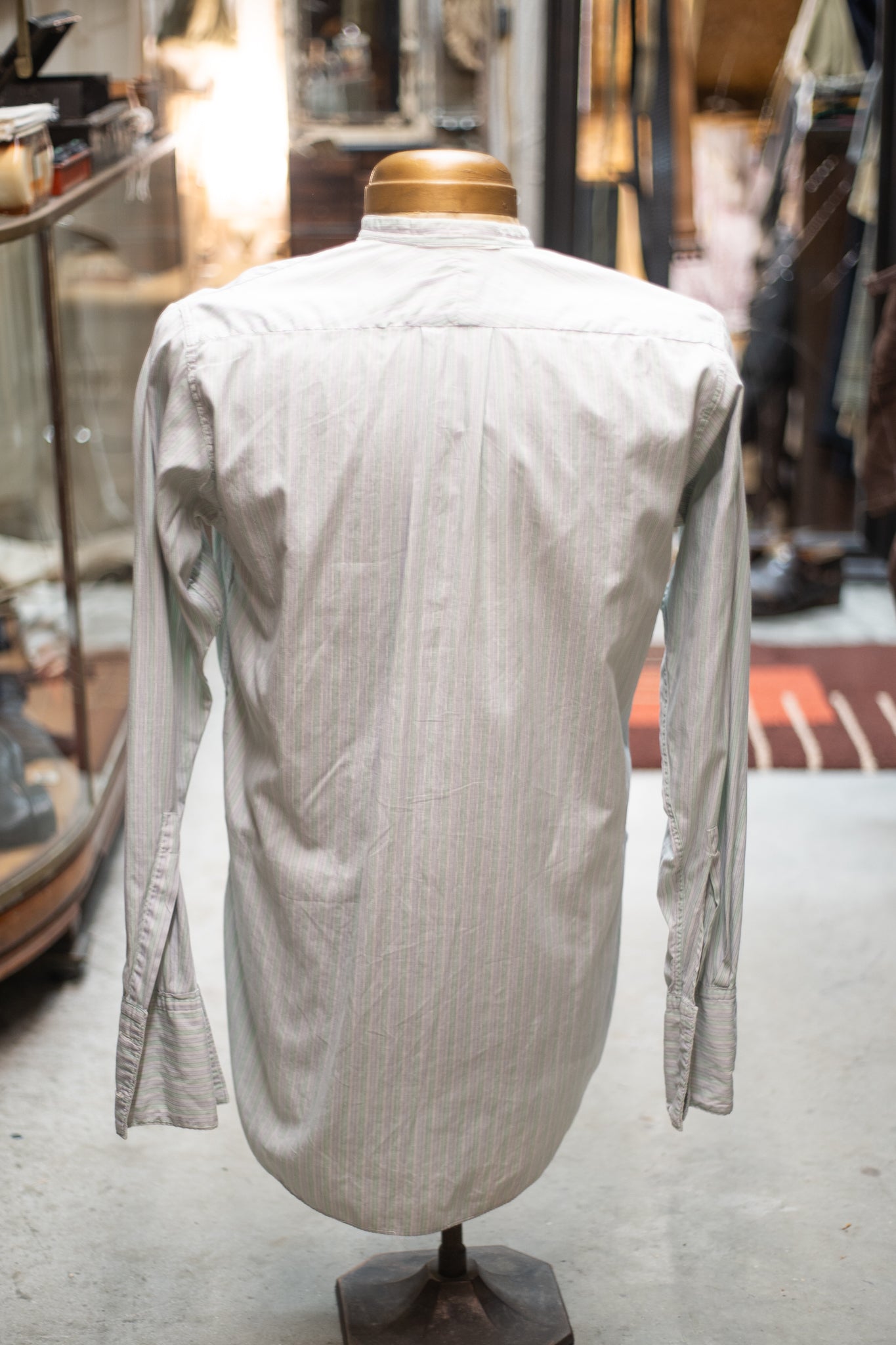 ARCHIVE PIECE - CC41 1940s British Mint Stripe Shirt
