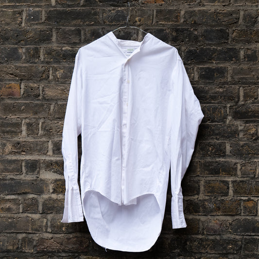 British Curved Hem Tail 1940s Shirt By Hope Brothers