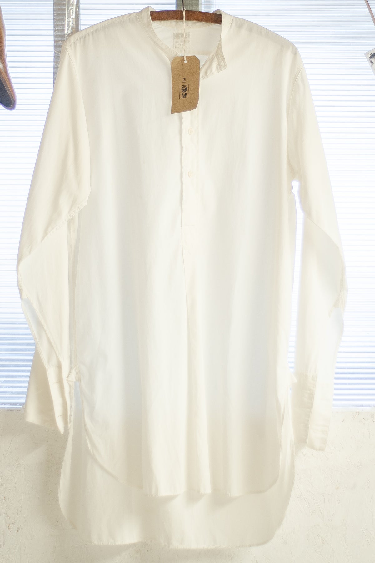 CC41 1940s White Cotton Shirt