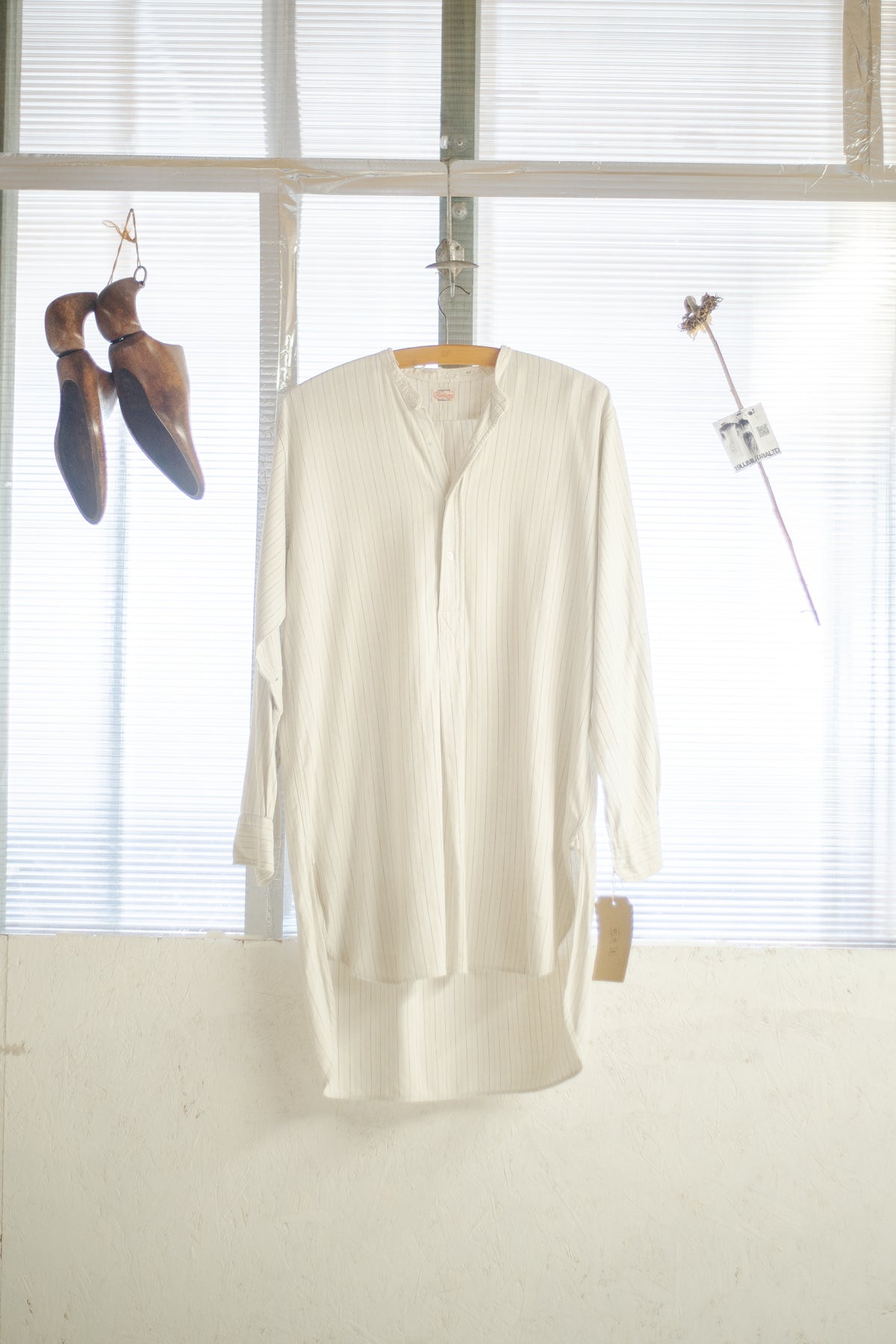 British 1940s Wool Workwear Thrashed Shirt