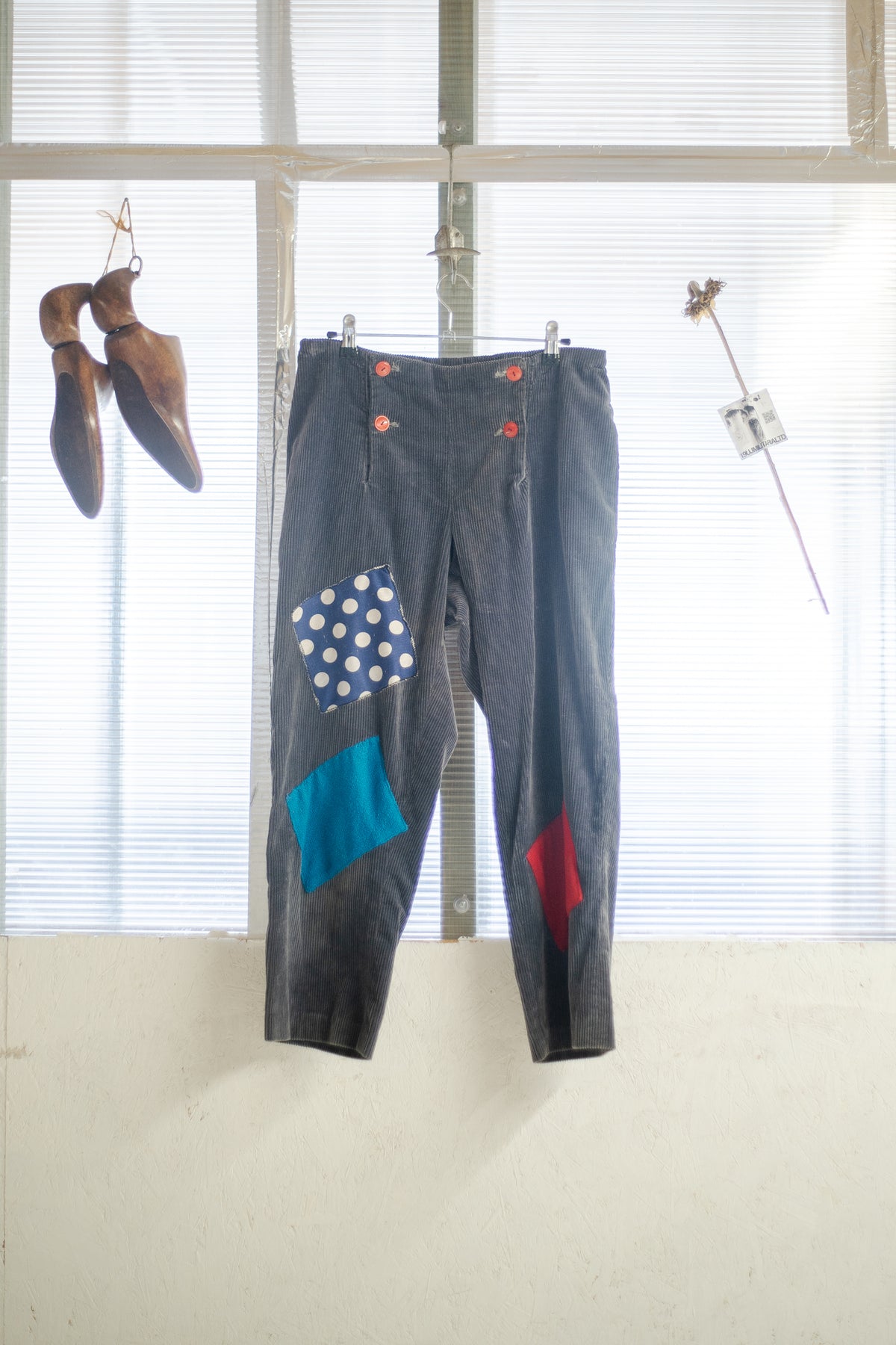 French Workwear Cord 1950s Theatre Modified Trousers