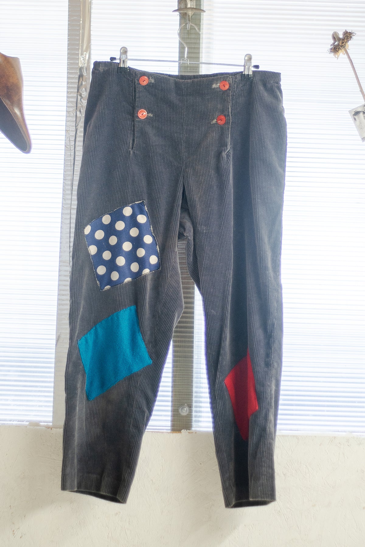 French Workwear Cord 1950s Theatre Modified Trousers