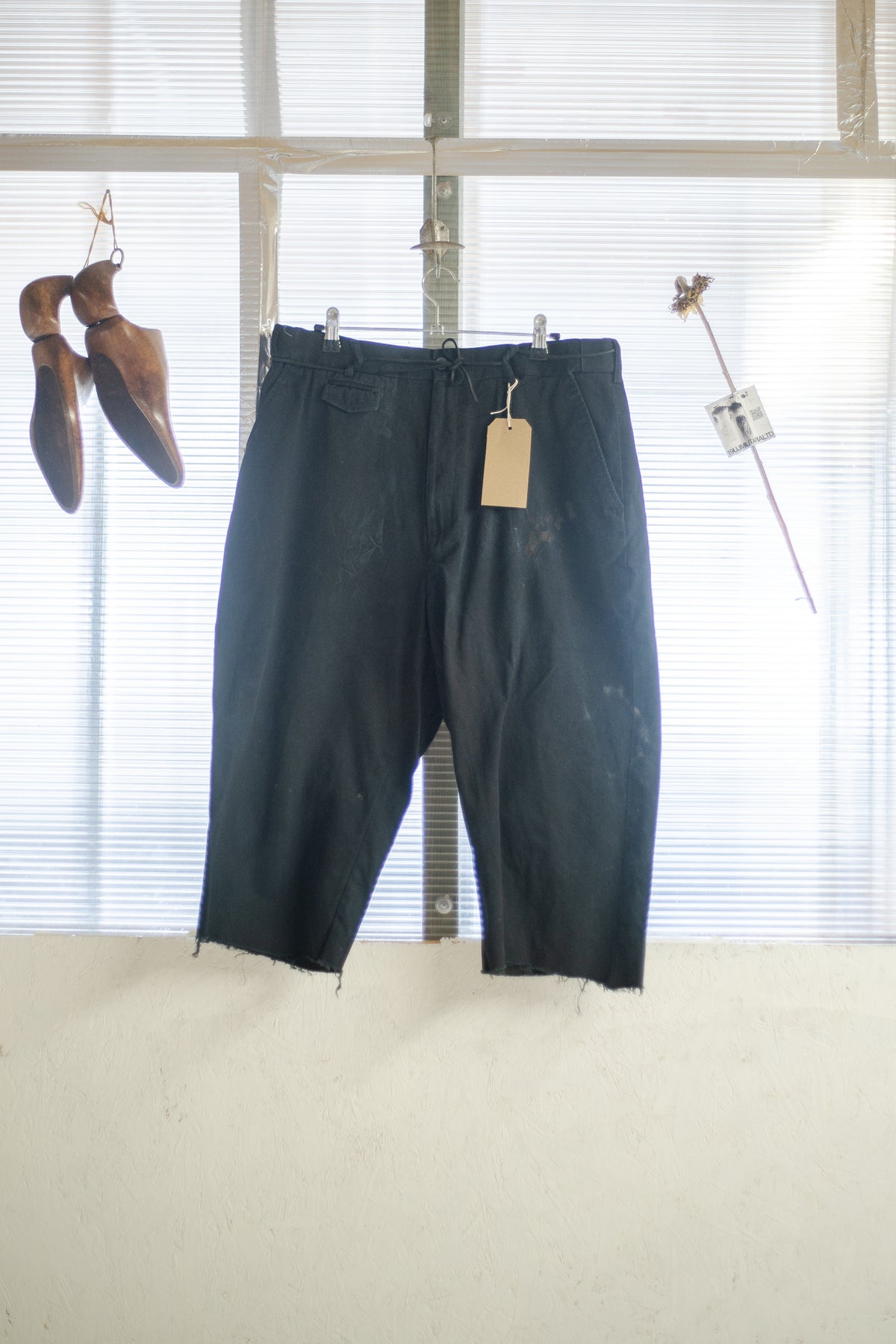 Capri Style Theatre Over dyed Chinos And Leather Lace Belt