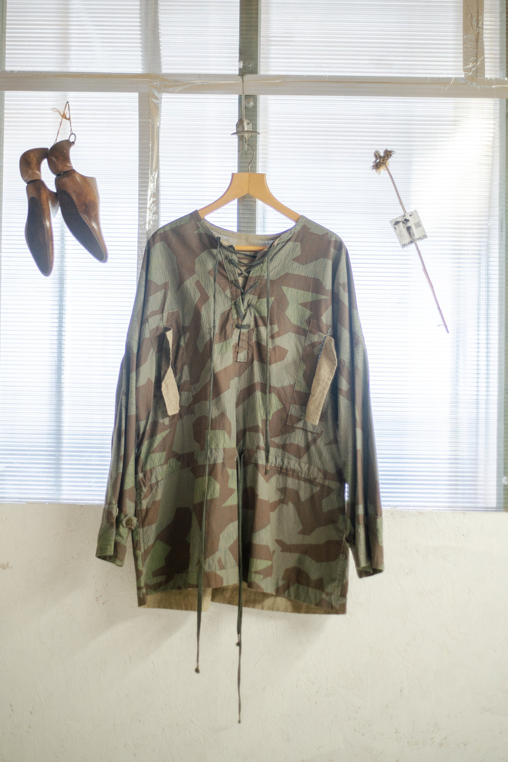 WW2 German Zeltbahn Repro Smock With CCP Lace Details