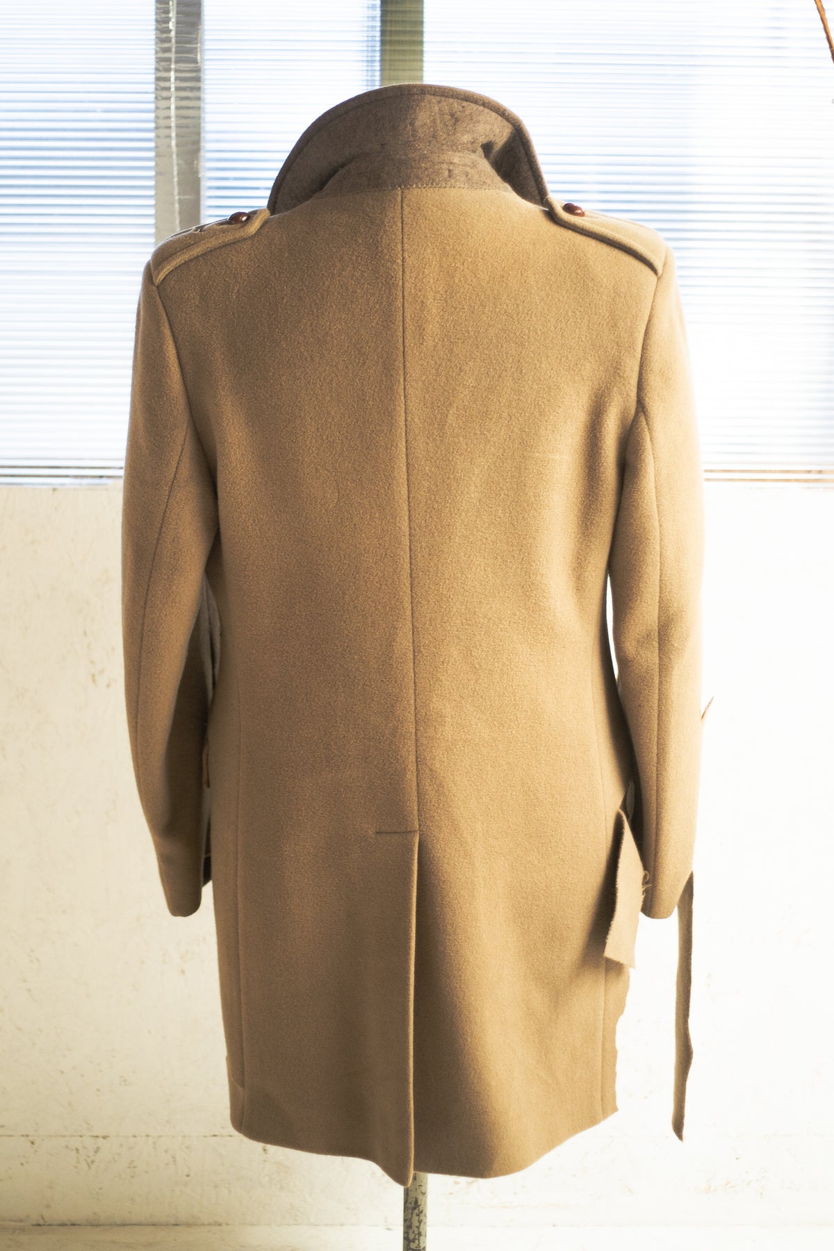 Thrashed 1970s Theatrical Overcoat Made In UK