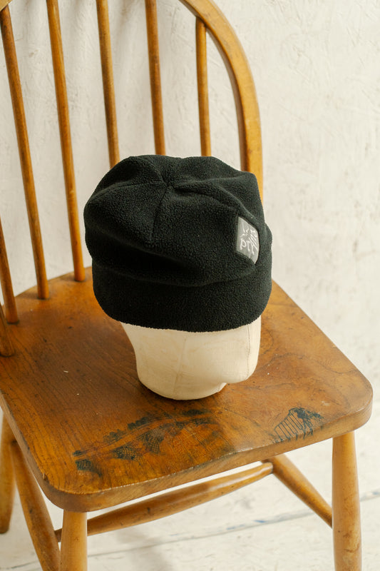 90s Square Dart Prana Climbing Fleece Beanie Made In USA