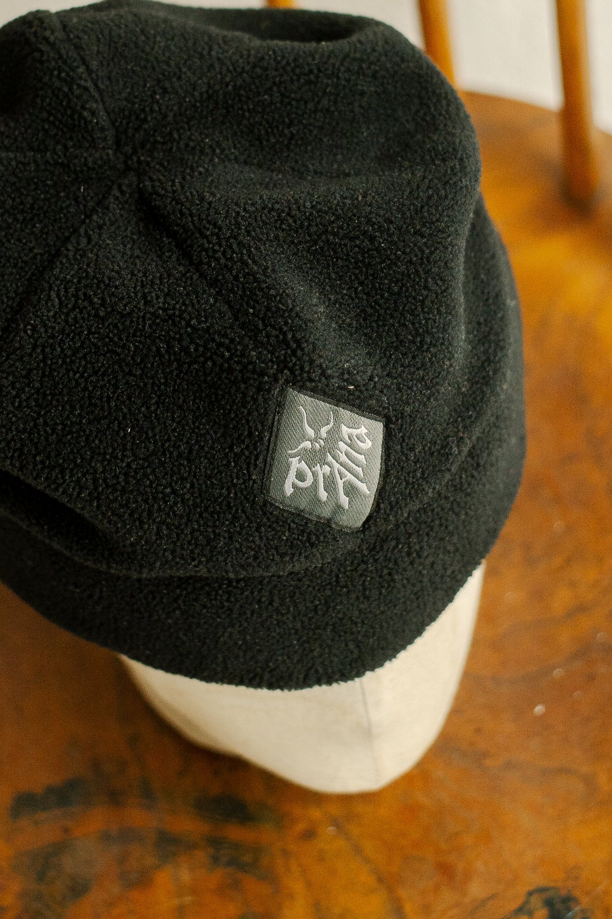 90s Square Dart Prana Climbing Fleece Beanie Made In USA