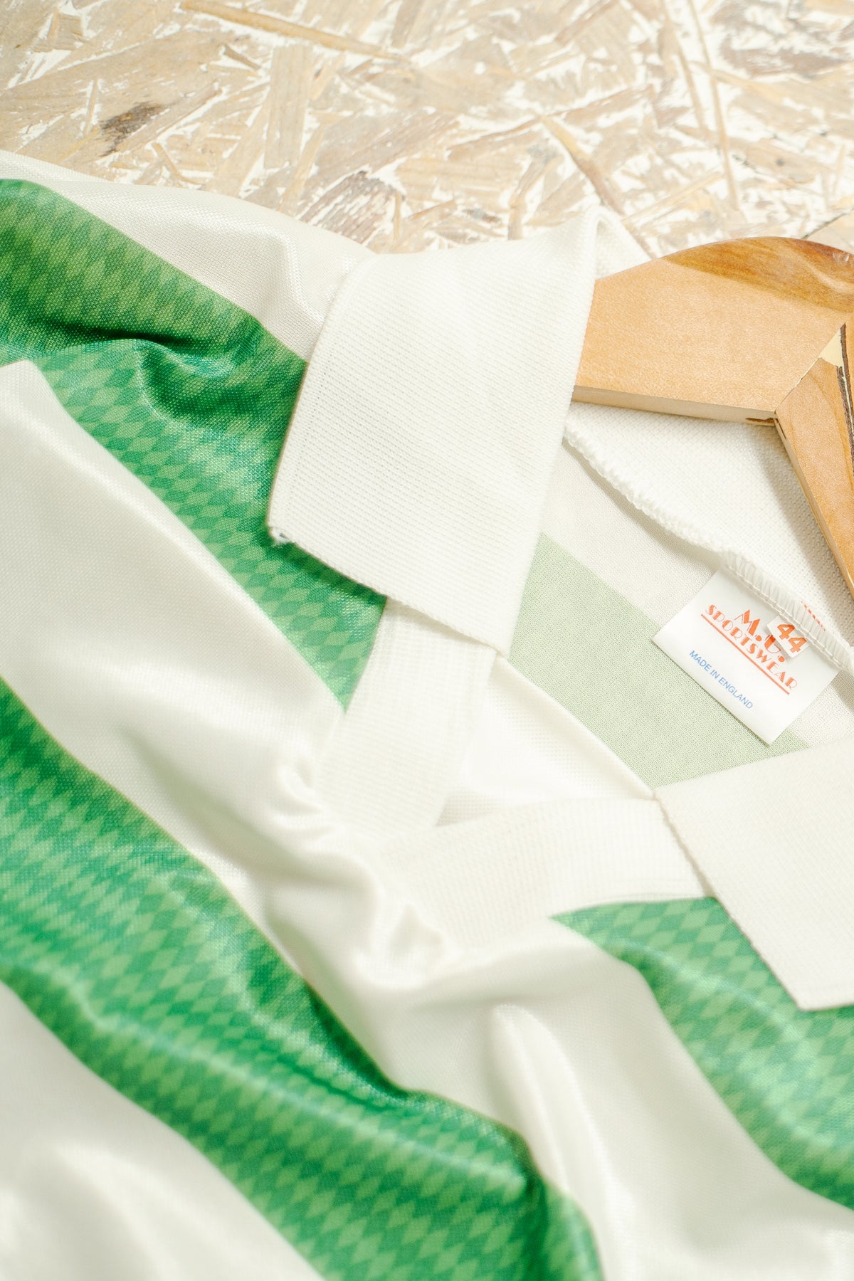 1970s V Gusset Football Shirt Celtic Pattern Made In England