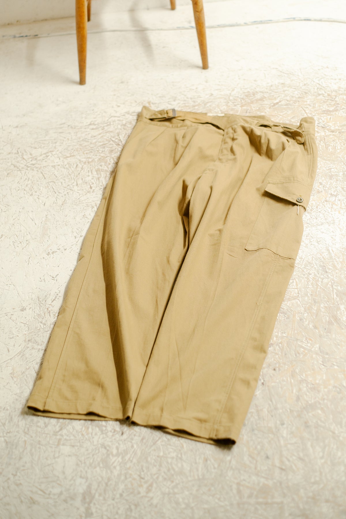 Post WW2 1950 Pattern British Army Ghurka Trousers Repaired And Patched