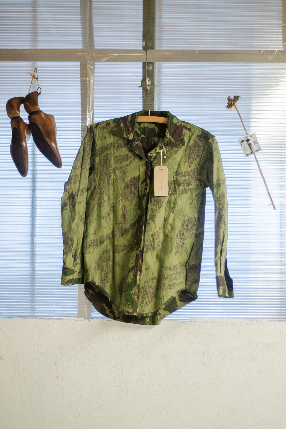1960s Portuguese Army Lizard Camo HBT Raglan Shirt (Indie out)