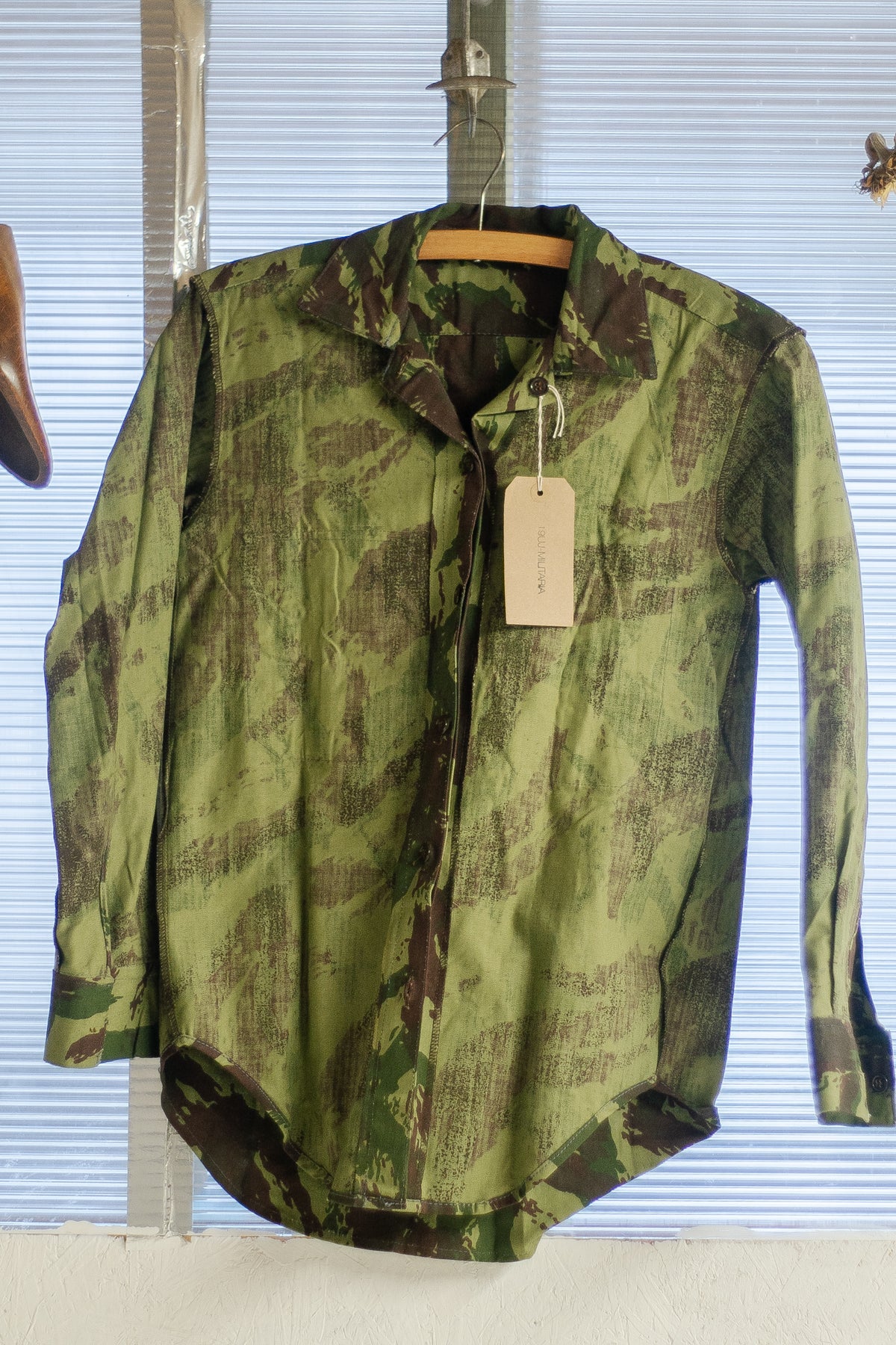 1960s Portuguese Army Lizard Camo HBT Raglan Shirt (Indie out)