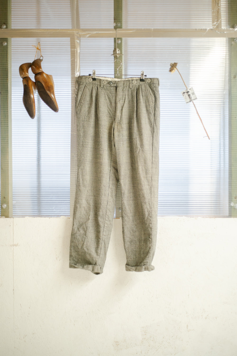 Theatrical Felted Peasant Wear Trousers In Wool