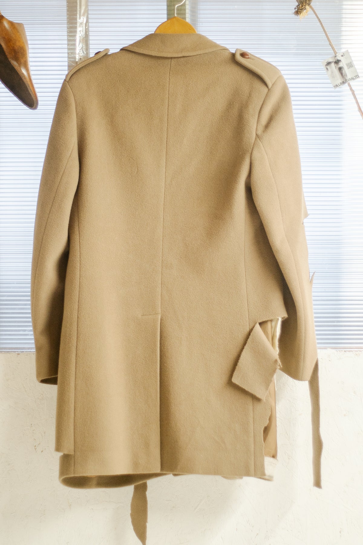 Thrashed 1970s Theatrical Overcoat Made In UK
