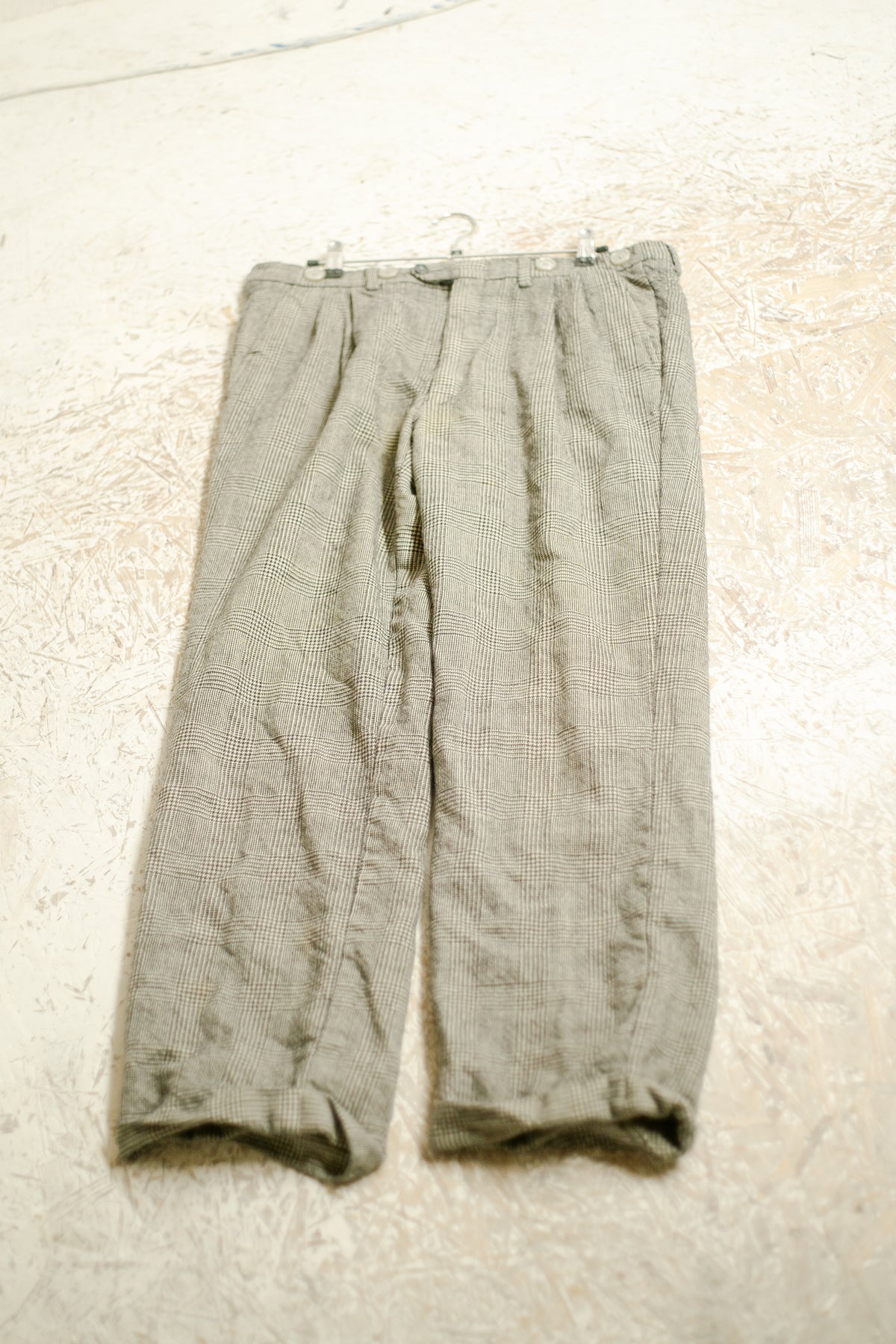 Theatrical Felted Peasant Wear Trousers In Wool