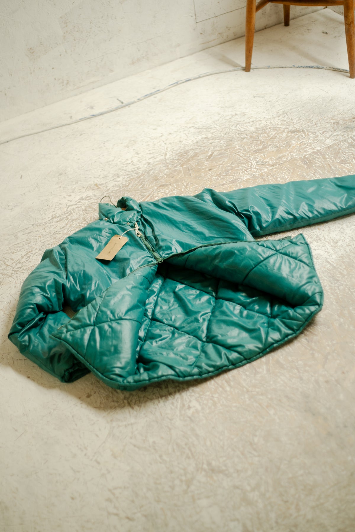 Vintage 1970s Two Way Zipper Down Jacket By "Point Five"