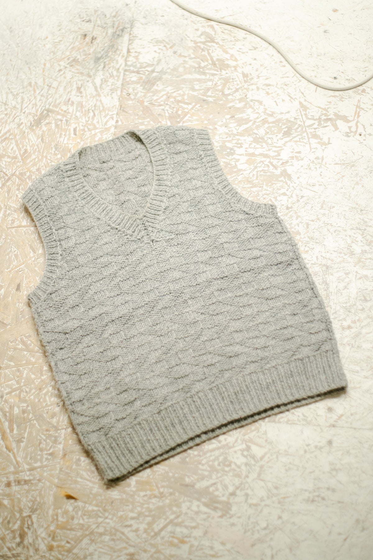 Vintage 1940s Art Deco Textural Slipover Vest