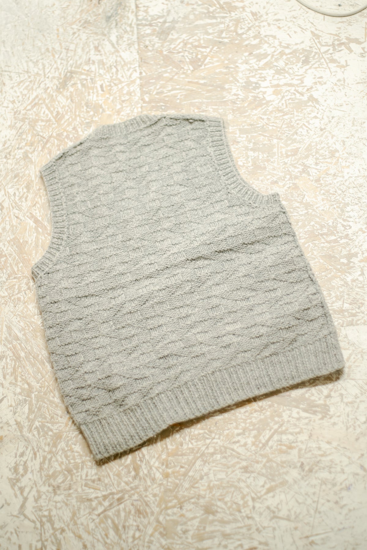 Vintage 1940s Art Deco Textural Slipover Vest