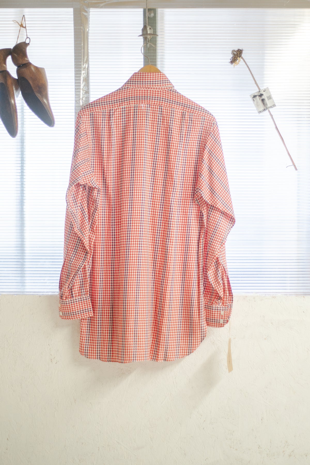 Vintage 1970s Dagger Collar Shirt & 1950s Tie Set
