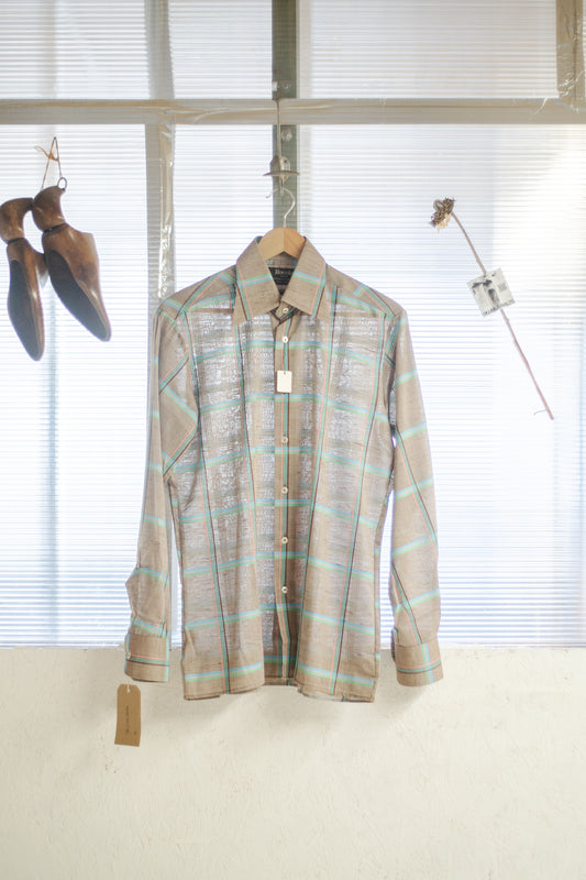 NOS 1970s Dagger Collar Shirt By Rocola