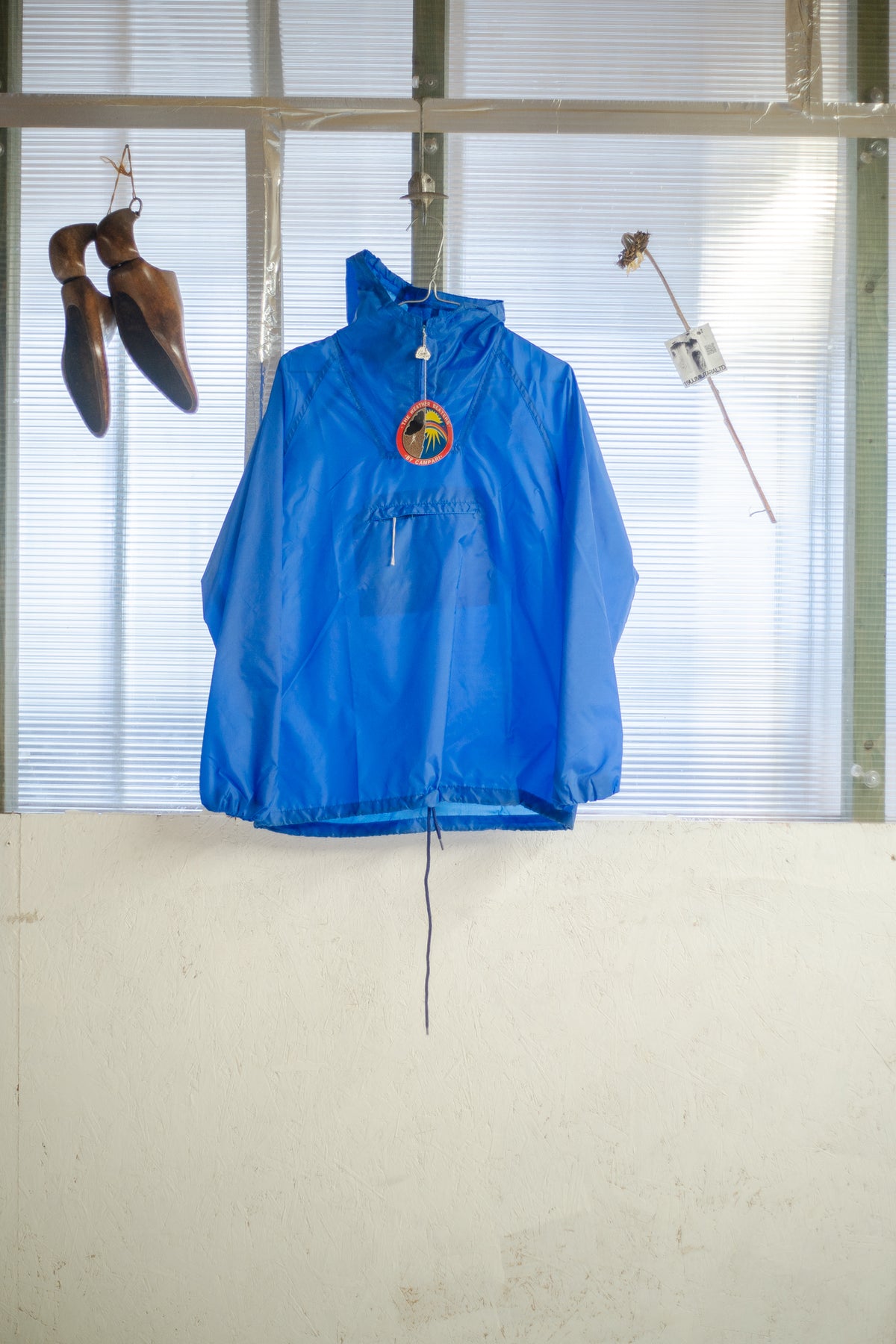 NOS 1980s Packaway Windbreaker By "Weather Beaters"