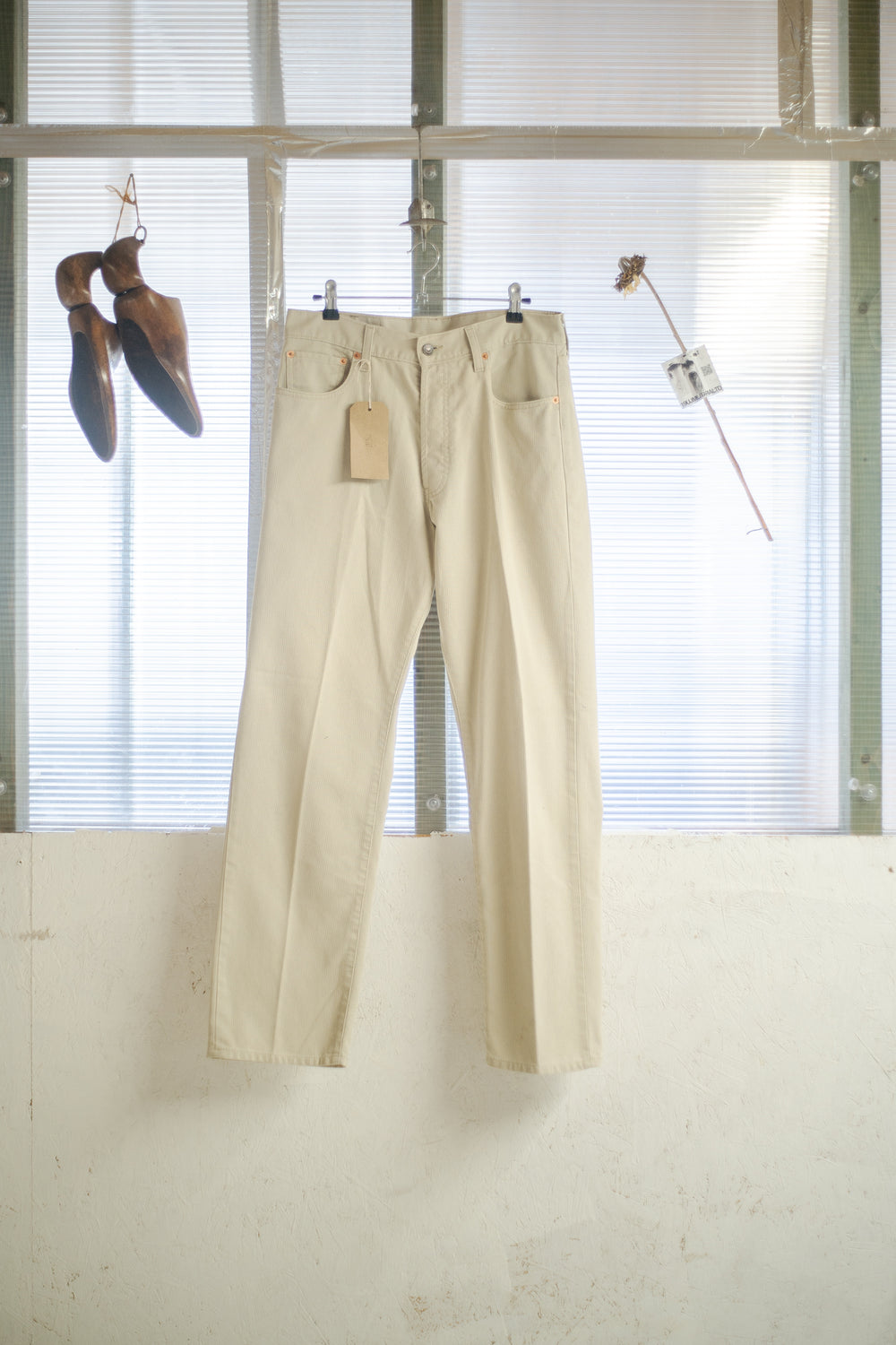 1990s Levis 517 Cream Whipcord White Tag