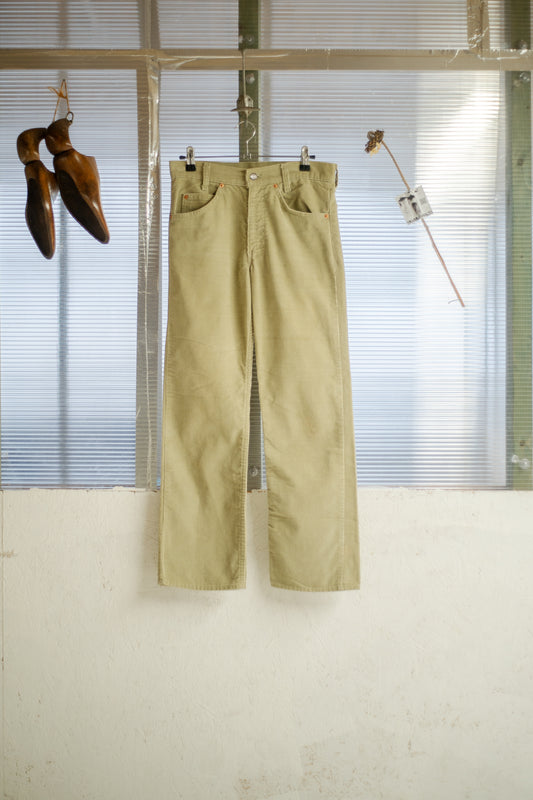1960s White Tag Levis Cord Trousers (Talon zip)