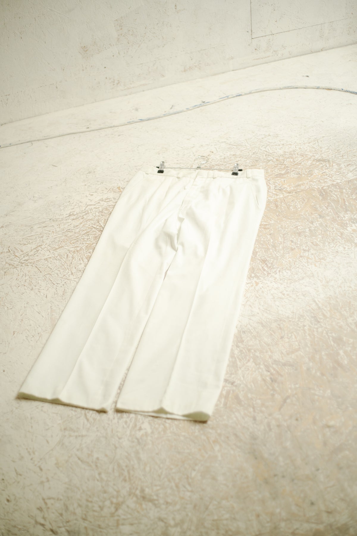 1970s British Cotton Dress Trousers
