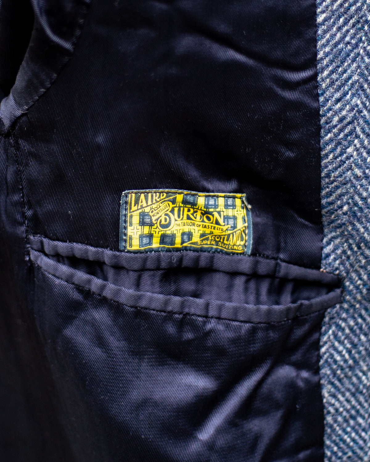 British 1930s Belt Back Overcoat By Montague Burton Laird