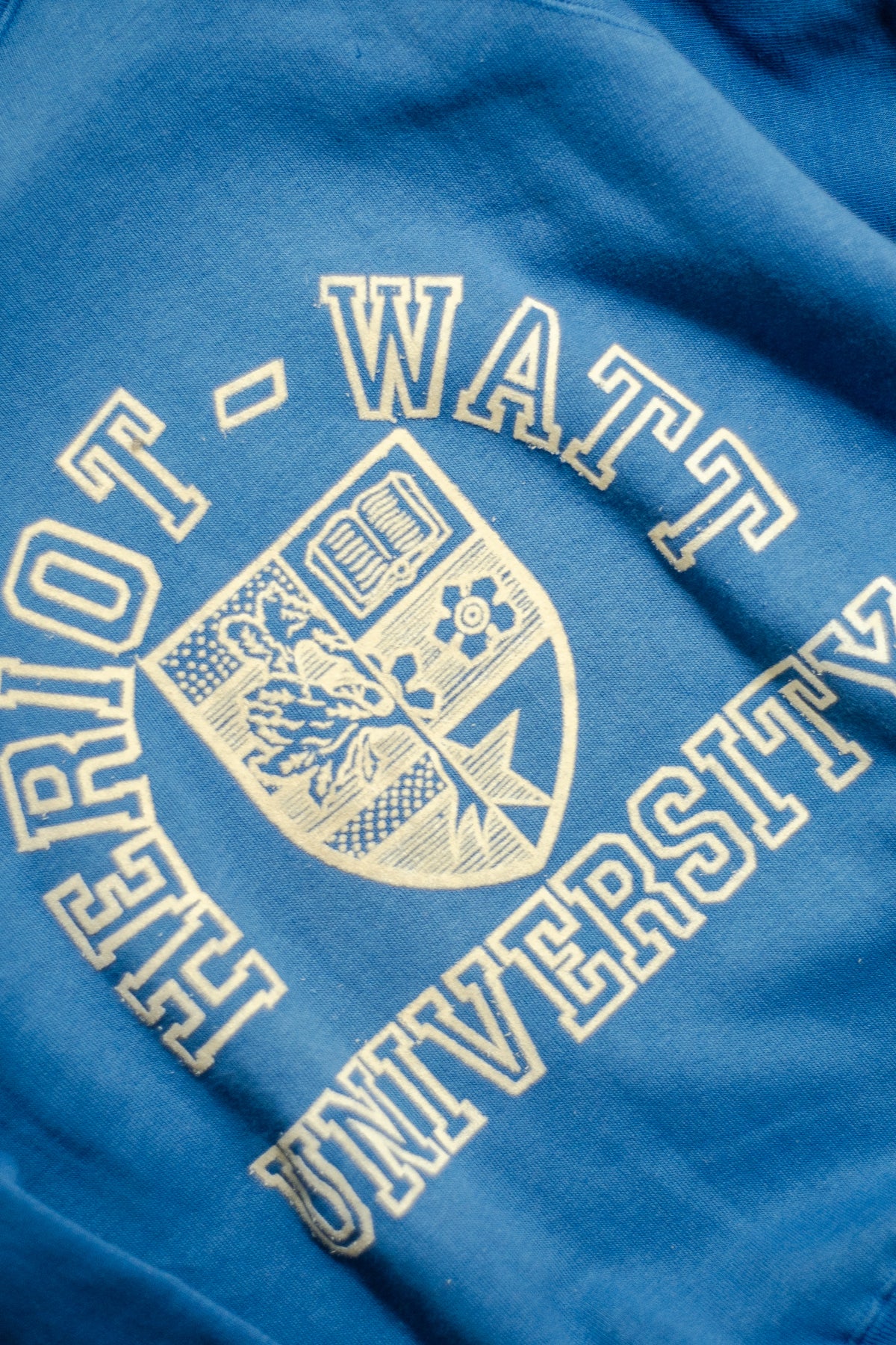 British University 1970s Raglan Sleeve Sweat Crewneck