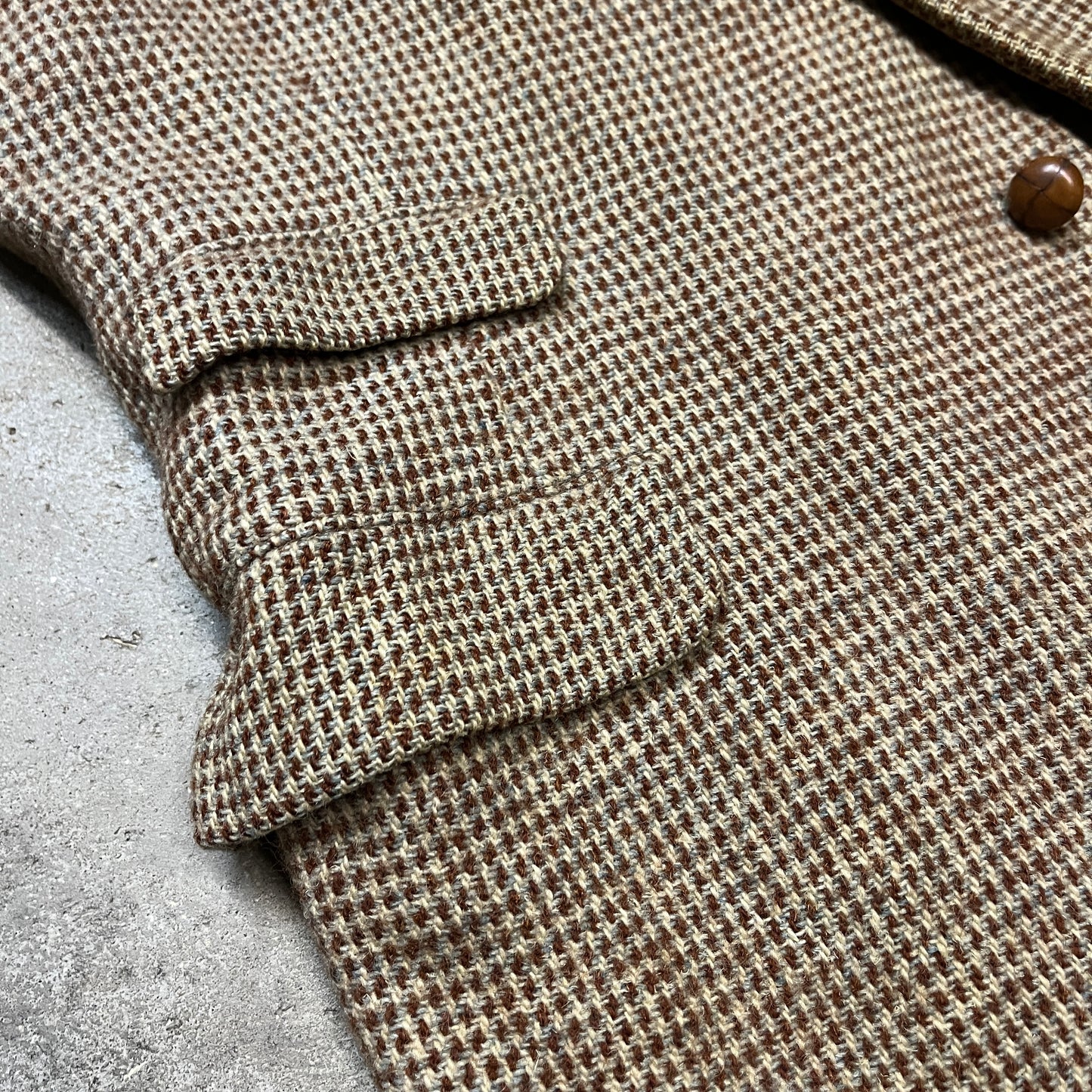 British 1940s Harris Tweed Jacket