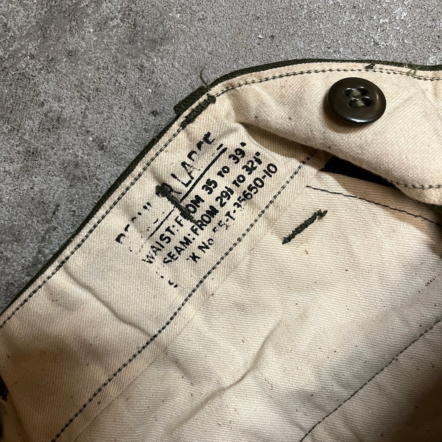 1950s US Army M1951 Woolen Trousers