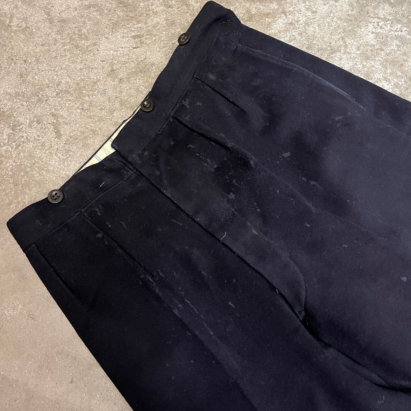 Royal Navy 1940s Wide Legged Navy Trousers