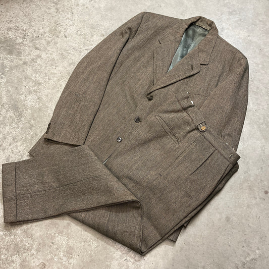 British 1950s Two Piece Tweed Suit