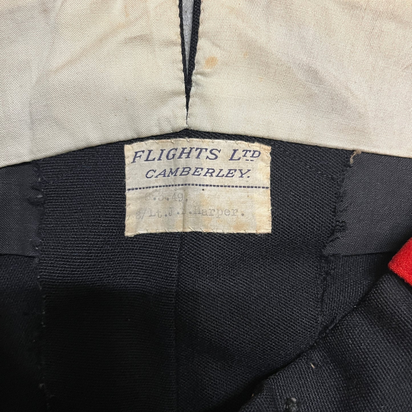 Dated 1949 Royal Artillery  Distressed Trousers by Flights"