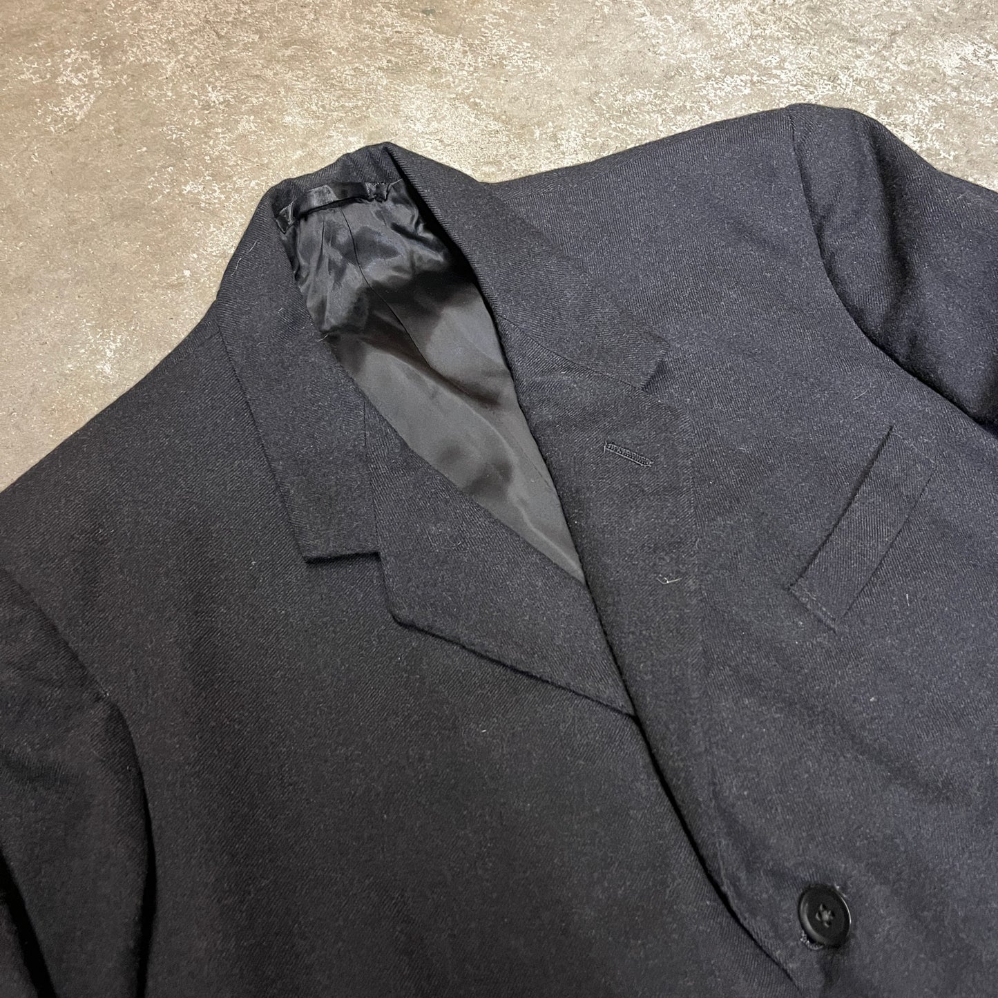 1960s British Thick Grey Wool Blazer – 19UJMILITARIA
