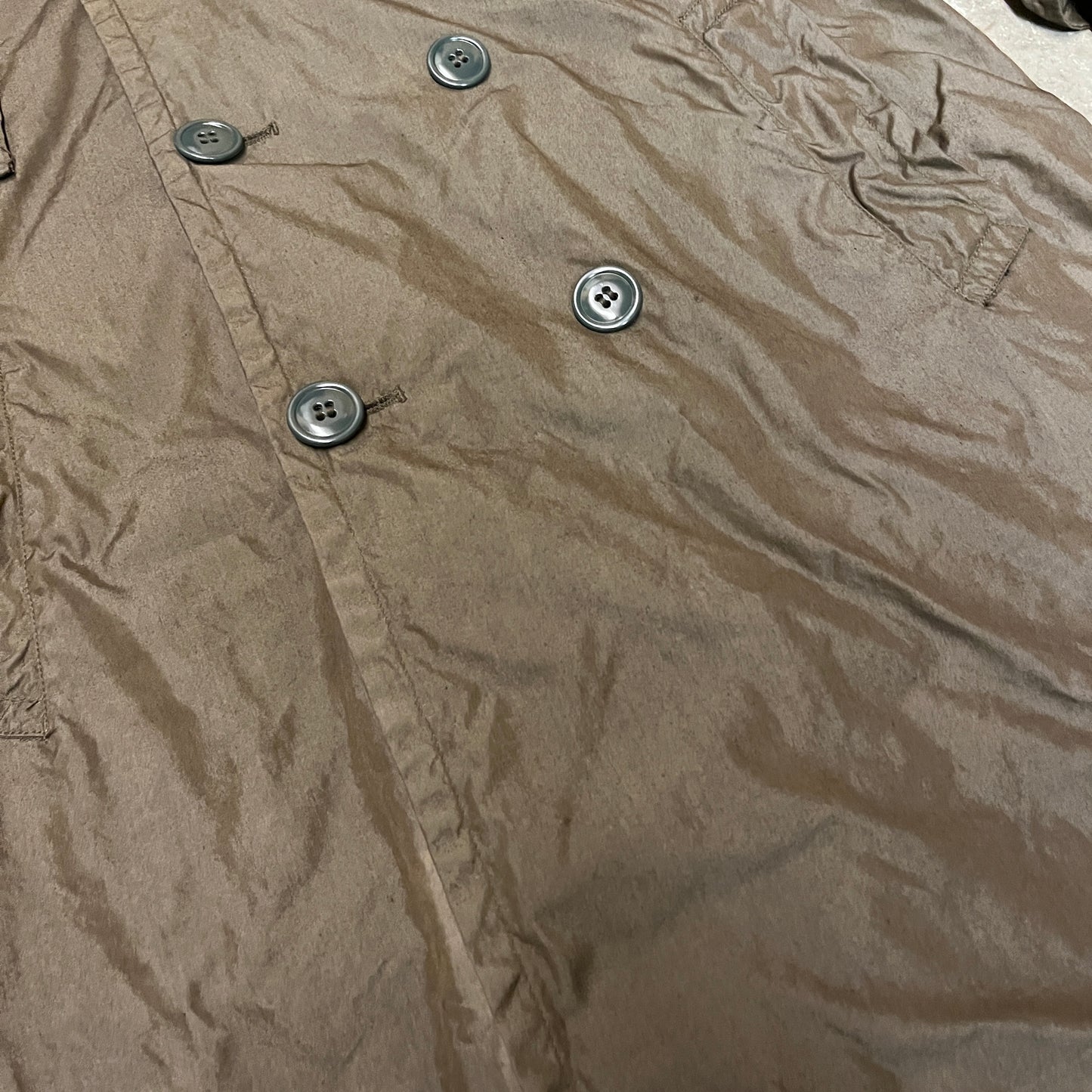 Brown Overdyed US Army Rain Coat