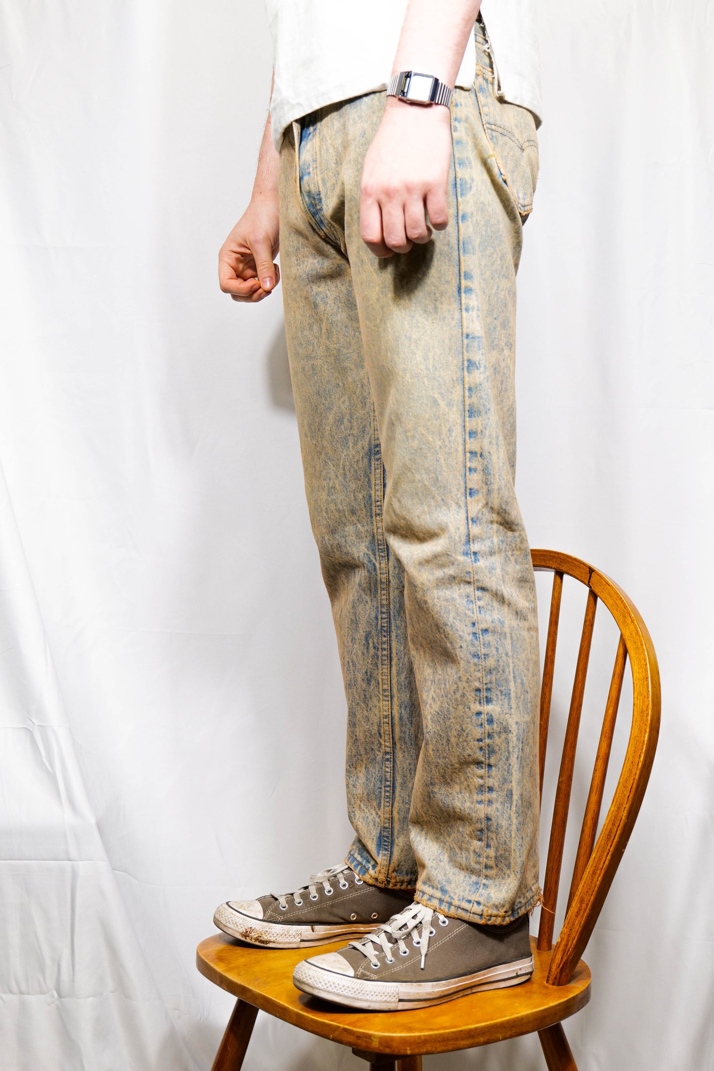 Dirty Overdye 1980s Levis Stonewash 501 Denim