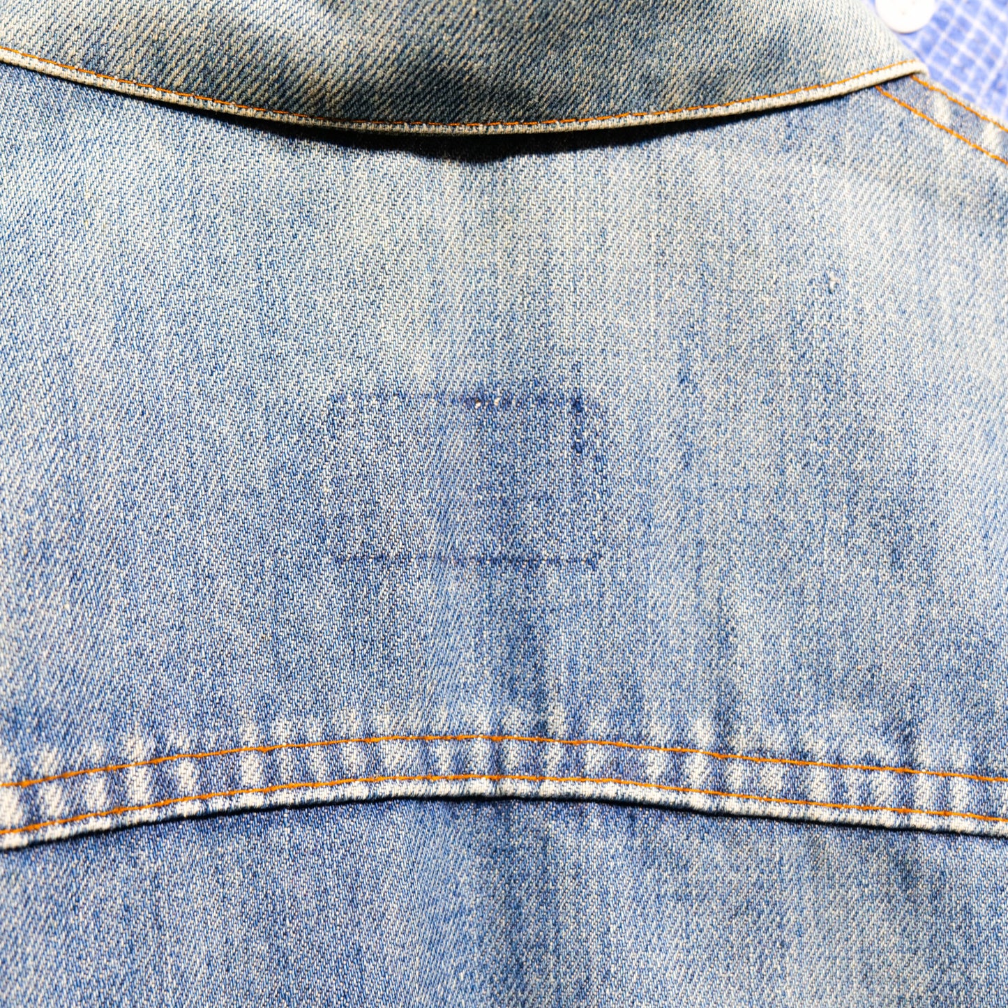 Dated 1973 Levi’s Faded Honeycomb Denim Jacket