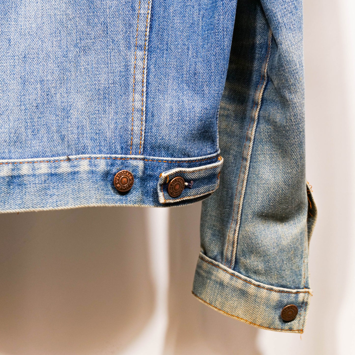 Dated 1973 Levi’s Faded Honeycomb Denim Jacket