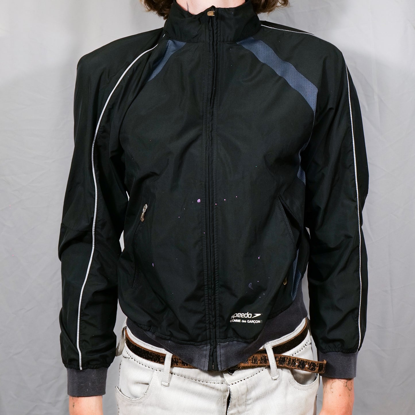 Speedo Comme Garçons Thrashed & Distressed Jacket